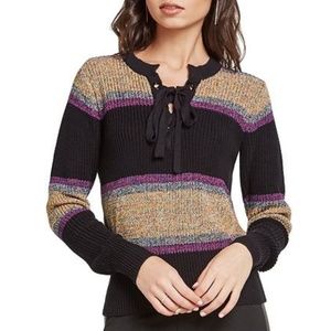 BCBGeneration Marled Rainbow Stripe Sweater - NWOT
